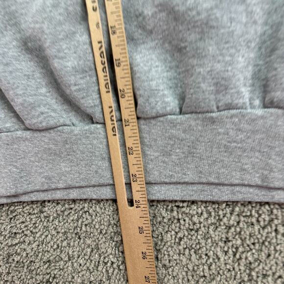 VINTAGE Las Vegas Sweatshirt Mens Medium Gray White Tigers Henley Pullover 90s - Picture 11 of 14